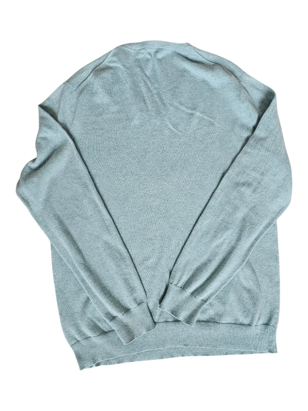 J. Crew Light Blue Men's V-Neck Sweater